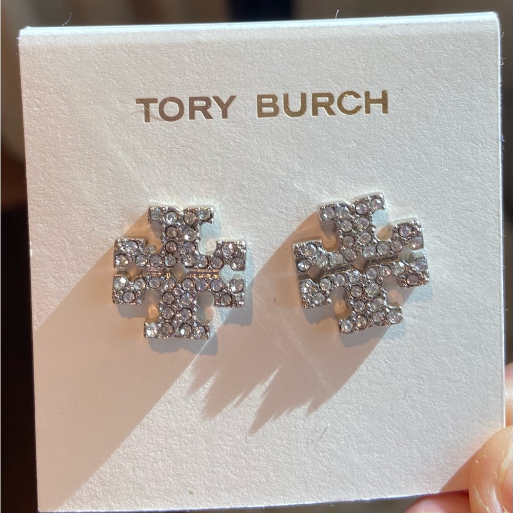 Tory Burch Rhinestone Earrings